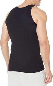 Algodón Cómodo Sendo Calidad superior Negro Tank Top Gym Wear Custom - Product Image 2