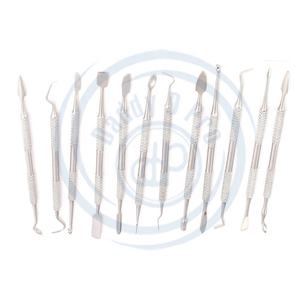 DADDY D PRO Juego de 12 espátulas de doble punta 'Wax Carver' de acero inoxidable, estándar alemán, buen precio, CE e ISO 13485 - Product Image 6