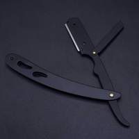 Ciseaux de barbier en acier inoxydable avec manche en plastique de haute qualité pour la coupe des poils du visage, de la gorge et des aisselles HABI INDUSTRIES