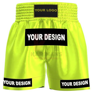 Pantalones Cortos de Boxeo MMA Muay Thai para Hombre de Alta Calidad, Transpirables, para Entrenamiento de Artes Marciales, Kickboxing, BJJ y Deportes de Combate - Product Image 1