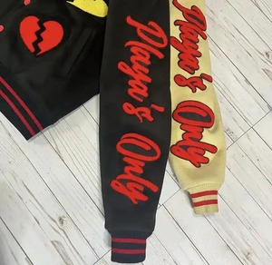 เสื้อแจ็กเก็ตบอมเบอร์2024เบสบอลตัวหนังสือแฟชั่นปักโลโก้ได้ตามต้องการ - Product Image 5