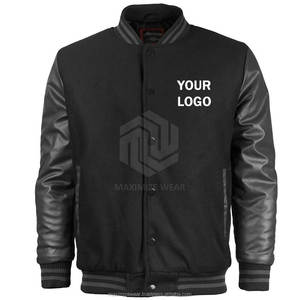 Customized Brand Varsity Jacket Patchwork Bomber Jacket for Baseball Basketball Teams Featuring Letterman Pocket Decoration - Product Image 5