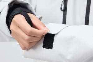 Chaqueta de esquí para hombre, impermeable, térmica, con cremallera, transpirable, para snowboard, con capucha, talla grande - Product Image 6