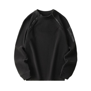 Jersey de manga larga personalizado para hombre, sudadera de invierno, Tops, bonito diseño de felpa, cierre de cremallera, corte holgado, talla XL, estilo informal cálido - Product Image 3