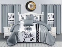 Vente en gros usine – Ensemble de draps imprimés écologiques de qualité supérieure, 6 pièces (drap plat, drap-housse, taies d'oreiller) – Personnalisation OEM/ODM