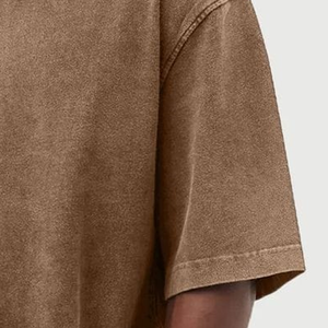 Último estilo de los hombres 100% algodón de gran tamaño camisetas fabricante superior elegante OEM Tops - Product Image 2