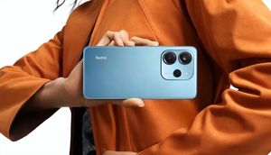 PNG <span class=keywords><strong>Redmi</strong></span> Note14 EU 256GB ROM Dual Sim 12 meses Gaming Reconocimiento facial Teclado QWERTY a prueba de golpes Pantalla FHD Teléfono inteligente - Product Image 3