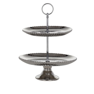 Alta llegada venta soporte de pastel de Metal elegante diseño elegante alta calidad bodas fiestas postre tamaño personalizado forma Color - Product Image 3