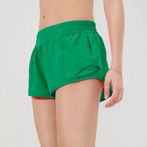 2,5 Hotty cintura baja pulgadas gimnasio pantalones cortos mujeres con bolsillo tira reflectante correr Fitness pantalones de secado rápido ropa de Yoga - Product Image 2