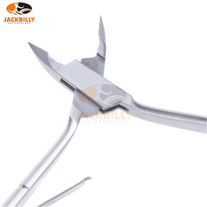 Ethically Made Luxury Cuticle Nipper for Professional Nail Care Double <b>Sharpened</b> with Leather Case for Fingers - Product Image 4