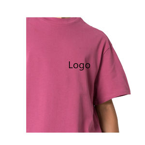 Nueva llegada al por mayor personalizado ácido lavado camisas gota hombro de gran tamaño de microfibra ácido lavado camiseta Stock algodón manga corta - Product Image 5