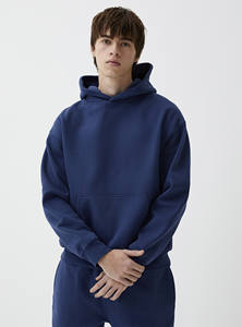 100% coton lourd polaire ensemble motif solide survêtements d'hiver vêtements respirants et écologiques - Product Image 4