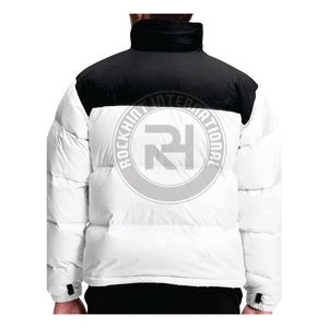 Veste matelassée coupe-vent en gros, personnalisée, légère, matelassée, ample, à capuche, en duvet pour femmes - Product Image 6