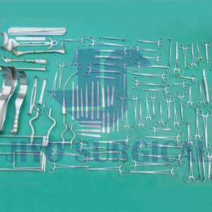 Set de laparotomas, instrumentos médicos quirúrgicos, instrumentos quirúrgicos de alta calidad, 197 Uds. - Product Image 3