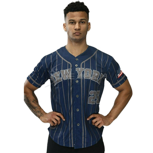 Nueva camiseta de béisbol de alta calidad con su propio diseño y logotipo, camiseta de béisbol de moda con sublimación barata Original hecha a medida - Product Image 1