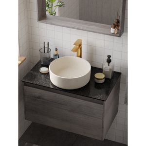 HERA <b>Single</b>-lever <b>Basin</b> Mixer <b>Tap</b> 8202 Matt Gold Bathroom Faucet Modern design for the contemporary aesthetic - Product Image 3
