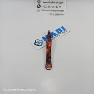 Herramientas de belleza profesionales de acero inoxidable de alta calidad, pinzas para cejas inclinadas recubiertas de papel para depilación, depilación - Product Image 5