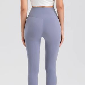 Yoga Gym Wear Mujeres Levantamiento de pesas Leggings Deportes 100% Algodón Compresión Medias sin costuras Mujer Leggings - Product Image 5