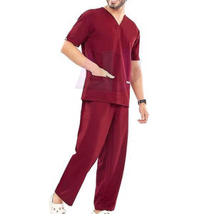 Conjunto de Uniforme Médico para Hombre, Cómodo Todo el Día, Suave, Transpirable, Ecológico, Diseño Ligero, Fácil de Usar, para Uso Hospitalario - Product Image 3