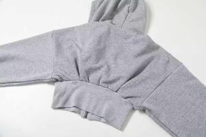 เสื้อฮู้ดตัวสั้นสำหรับผู้ชายระบายอากาศน้ำหนักเบาออกแบบได้ตามต้องการสำหรับใส่ไปยิมอินเทรนด์ดีไซน์ลำลองมีสไตล์ - Product Image 4