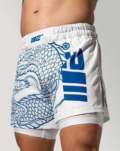 Pantalones Cortos de Boxeo y MMA de Alta Calidad con Estampado por Transferencia de Calor, Nuevo Diseño de Leopardo, Artes Marciales, Unisex, Ligeros, Transpirables, 100% - Product Image 2