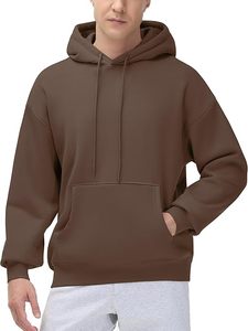 Sudadera con Capucha Negra para Hombre, Diseño Nuevo 2026, Hecha a Medida, Corte Holgado, Forro Sólido, Logotipo Personalizado, Poliéster/Algodón, Felpa, Secado Rápido - Product Image 4