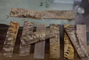 Placa de cuerno de carnero natural hecha a mano con placa de cuerno de oveja personalizada para manija de puerta de habitación de cocina - Product Image 3