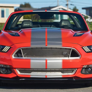 Ford Mustang Shelby GT Cabriolet d'occasion de 2016, 34 800 miles, 1 propriétaire en Californie, Coyote V8, Orange Compétition - Product Image 1