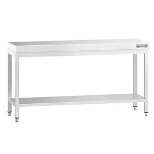 Commercial <b>Stainless</b> <b>Steel</b> Centre <b>Table</b> PREMIUM - 1800x600mm - with Undershelf - with Cross Bracing - Product Image 1