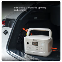 Batterie externe Jackery 600 Plus 800W 632Wh, énergie solaire portable, lampe torche LED, alimentation de secours pour la maison et la voiture