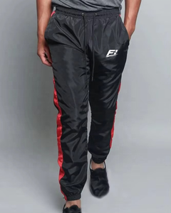 Custom Lightweight Straight Fit <b>Athletic</b> Bottom Nylon Blend Side Stripe Secure Pocket Plus Size Custom Logo men's pants Supplier - Product Image 4