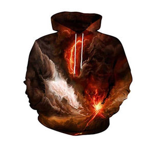 เสื้อฮู้ดผู้ชายแบบซับลิเมชันดีไซน์ทันสมัยเป็นมิตรกับสิ่งแวดล้อมแห้งเร็วระบายอากาศป้องกันการหดตัวออกแบบได้ตามต้องการสำหรับฤดูหนาว - Product Image 1