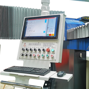 HUALONG Machinery HLNC-650+ Monoblock <strong>Cnc</strong> Bridge Saw Natural Stone Cutting Machines for <strong>Marble</strong> Quartz Countertop Sinking Milling - Product Image 2