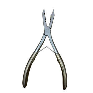 Pinzas Obexa Multifuncionales para Extensiones de Cabello con Microlinks, Acero Inoxidable, Puntas Afiladas, Fuerte Agarre, Metal para Adhesivo - Product Image 1
