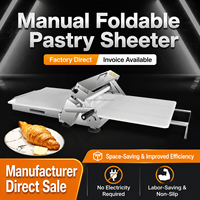 Nouvelle machine à étaler la pâte à gâteau de table, pour boulangerie, pizza, croissant, pressage manuel, facile à utiliser, laminatrice