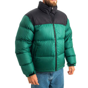 Veste matelassée à capuche pour homme avec logo personnalisé 2026, confortable, élégante, chaude pour l'hiver, fermeture éclair, veste d'hiver matelassée pour l'extérieur - Product Image 3