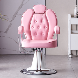High Quality Woman <strong>Beauty</strong> Nordic Style Reclining Styling Colored Chair <strong>Beauty</strong> <strong>Salon</strong> Equipment <strong>pink</strong> <strong>Salon</strong> Chairs with Headrest - Product Image 5