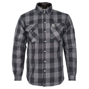 Conception Printemps Automne Taille américaine Western Cowboy Polyester Coton mélangé Perle Bouton pression à manches longues Flanelle Chemise à carreaux Hommes - Product Image 6