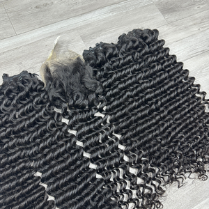 Nueva llegada superventas Super largo negro y colorido hueso recto trama paquete crudo extensiones de cabello humano Vietnam - Product Image 2