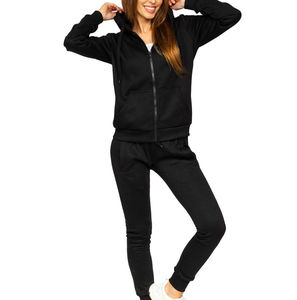 Survêtements de jogging d'entraînement à la mode personnalisés vêtements de rue pour femmes survêtements 100% coton survêtements pour femmes - Product Image 1