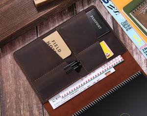 Rechargeable A4 Taille 4 Portefeuille En Cuir avec Flipchart Papier En Cuir 11in Padfolio avec Stylo Fente Carnet De Croquis Couverture LPF-0014 - Product Image 3