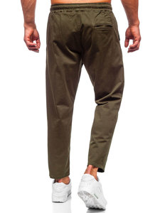 Pantalon Chino Décontracté Homme 2024 Coupe Droite Couleur Unie Respirant Doux Séchage Rapide Taille Haute Écologique Léger OEM - Product Image 3