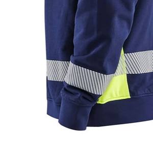 เสื้อฮู้ดผู้ชายแบบสะท้อนแสง มองเห็นได้ชัดเจน กันน้ำ สำหรับทำงาน แขนยาว ผลิตจากวัสดุทนทาน ราคาขายส่ง - Product Image 3