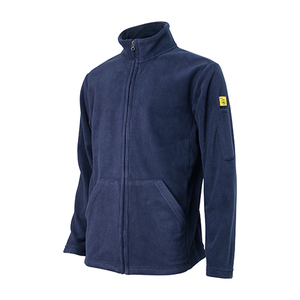 Cárdigan ESD Ropa DE TRABAJO antiestática conductora Ropa DE TRABAJO Polar Fleece ESD Ropa Poliéster Hecho en Corea - Product Image 3