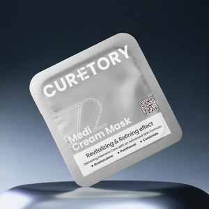 Masque Curetory Azulen Medi Pack de 4 pièces 1 boîte Soin à domicile Masque booster de la peau Esthétique coréenne Cosmétique OEM Étiquette privée - Product Image 2