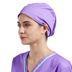 Unisex Doctor Enfermera Algodón Poliéster Hospital Quirúrgico Scrub Cap Custom Scrub Caps - Product Image 3