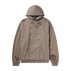 Sweat à capuche global style coupe logo de luxe hommes sweats à capuche personnalisés épaule tombante coton polaire surdimensionné hommes unisexe impression à capuche - Product Image 1