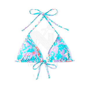 Conjunto de bikinis de alta calidad Traje de baño colgante Sin espalda Lateral Corbata Ajustable Mujeres Bikinis sexy - Product Image 3