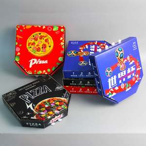 Corrugated White Pizza Boxes 13 Inch <b>Machine</b> Print Paper <b>Machine</b> <b>Making</b> Black Pizza Box - Product Image 5