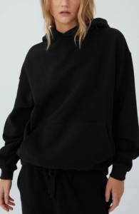 OEM/ODM Custom Printed Front 100% Cotton Oversized <b>Drop</b> Shoulder Heavyweight 500GSM Women's Hoodies Long Sleeve Streetwear - Product Image 5